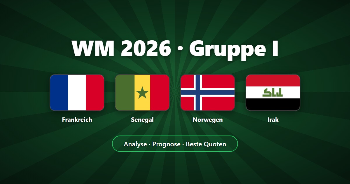 WM 2026 Gruppe I: Die Todesgruppe