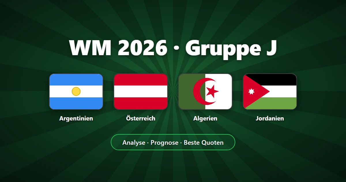 WM 2026 Gruppe J: Österreich-Analyse
